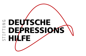 Es ist das Logo der Stiftung Deutsche Depressionshilfe zu sehen.